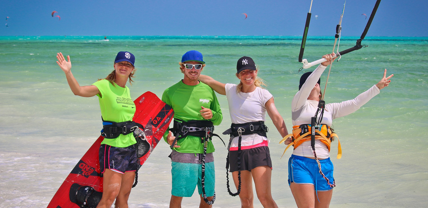 Kite Surfing in Zanzibar