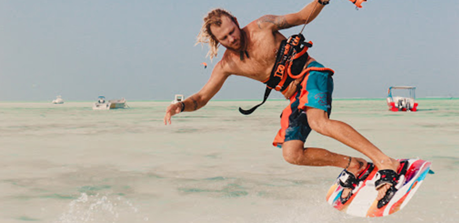 Kite Surfing in Zanzibar