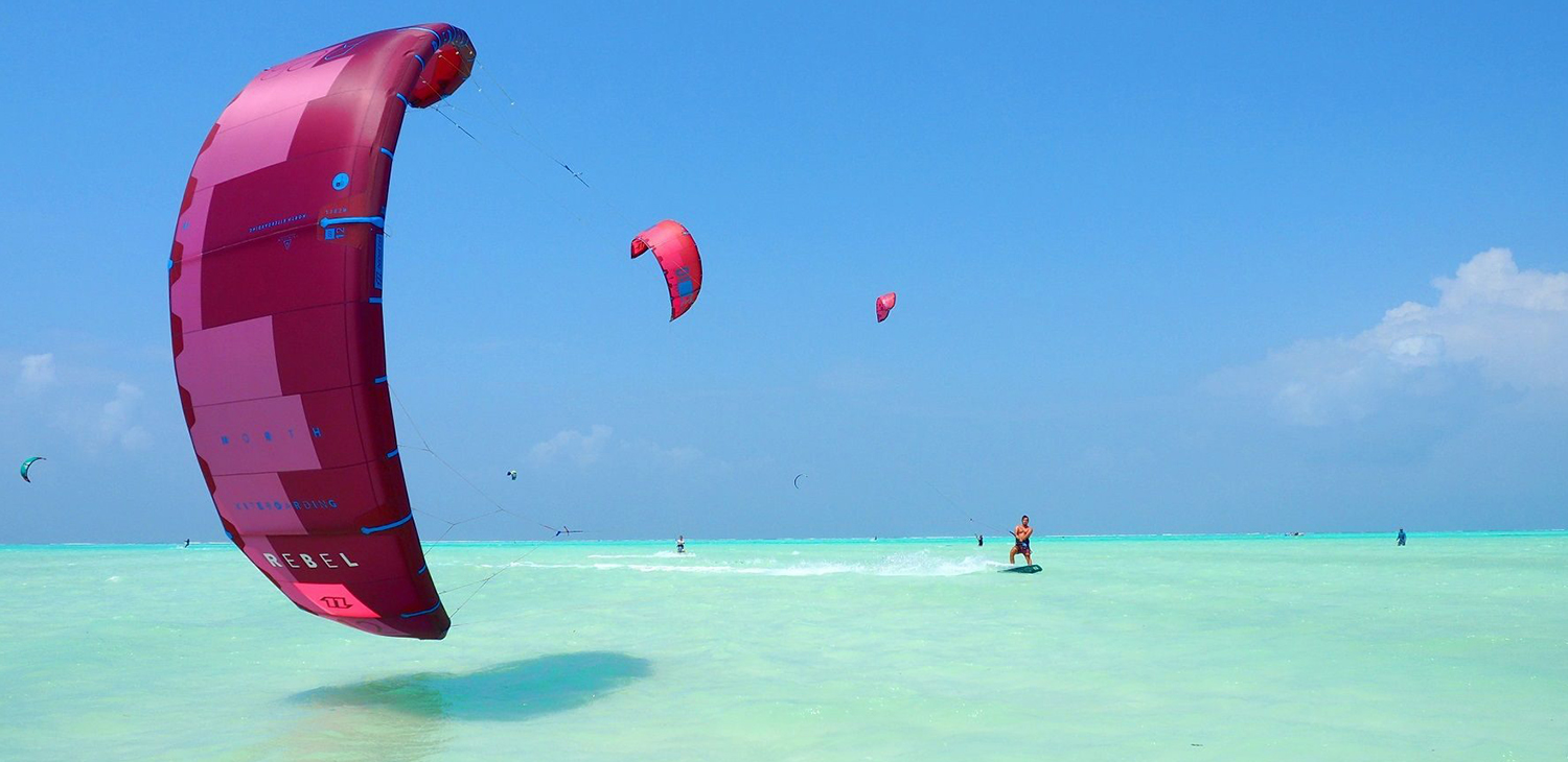 Kite Surfing in Zanzibar