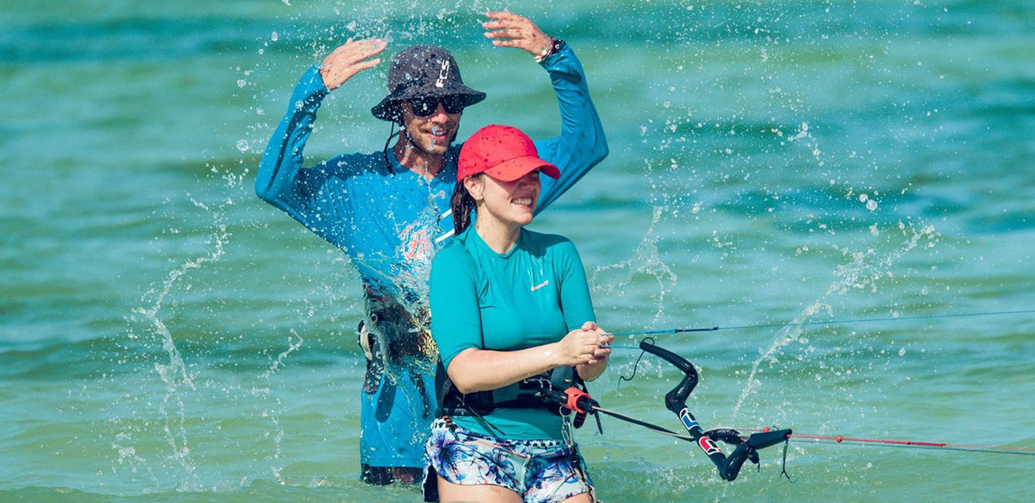 Kite Surfing in Zanzibar