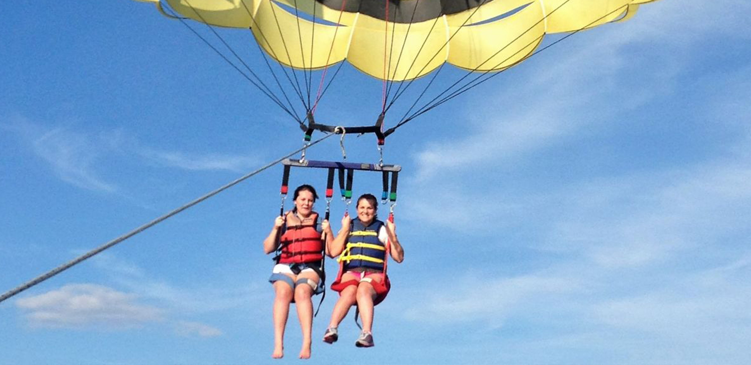 Parasailing in Zanzibar