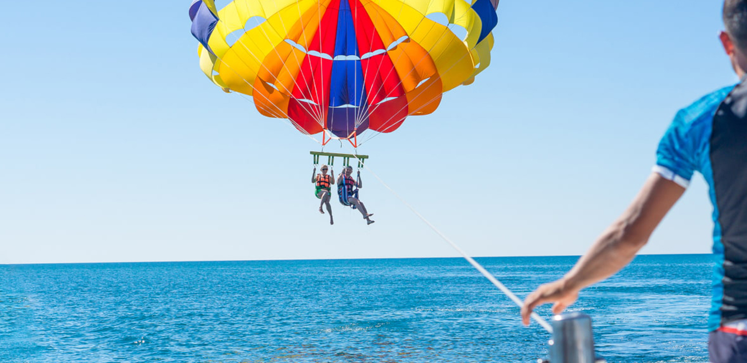 Parasailing in Zanzibar