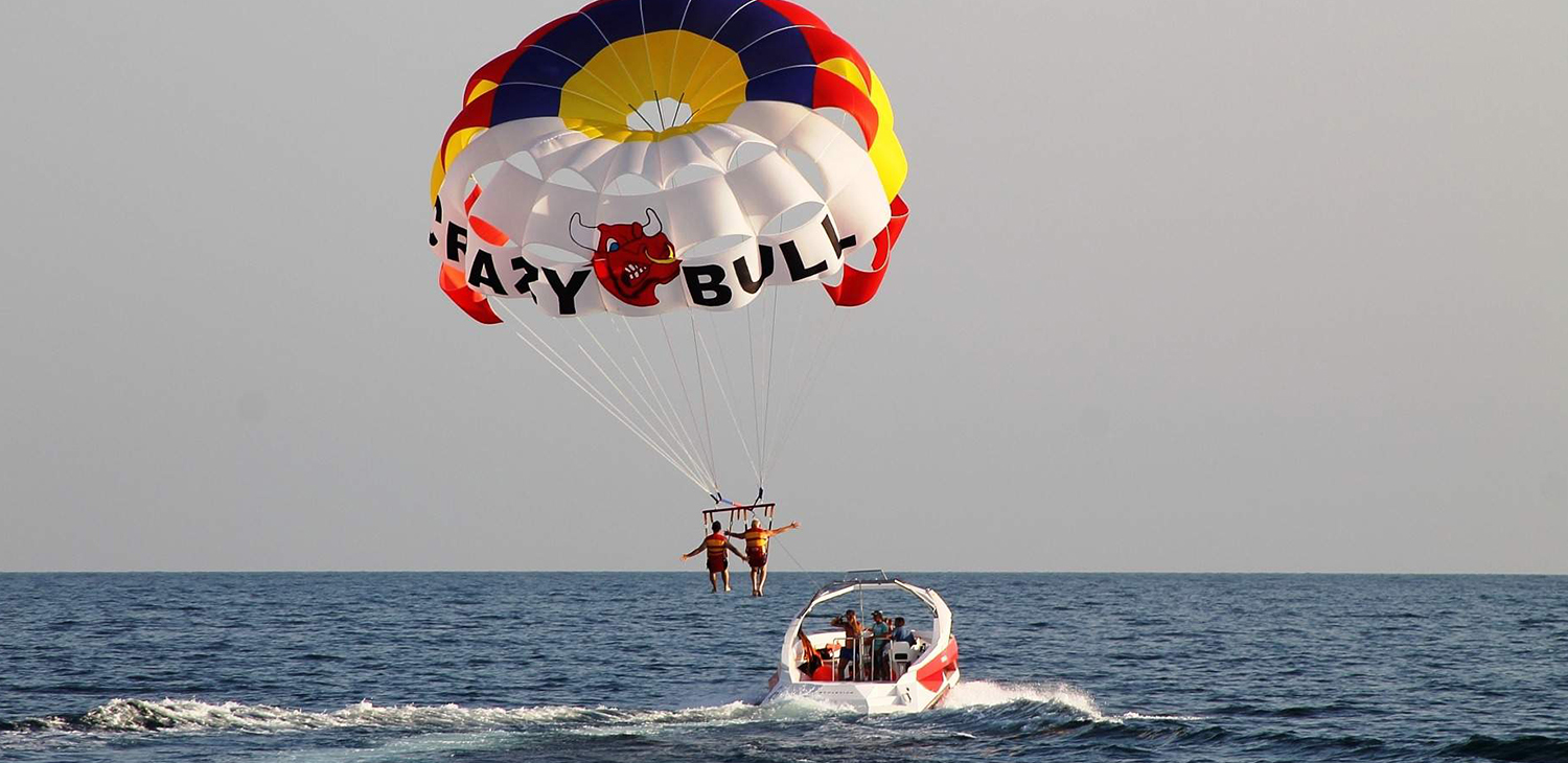 Parasailing in Zanzibar