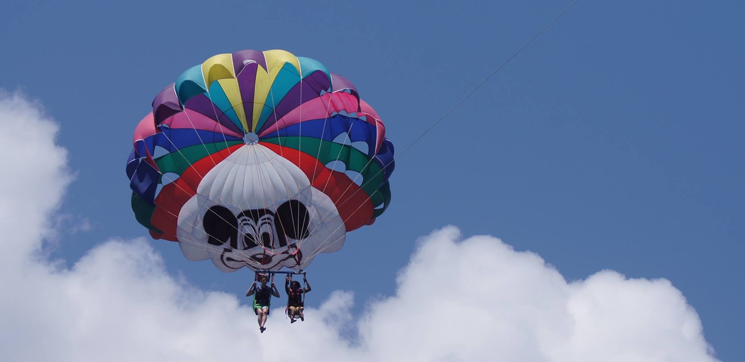 Parasailing in Zanzibar