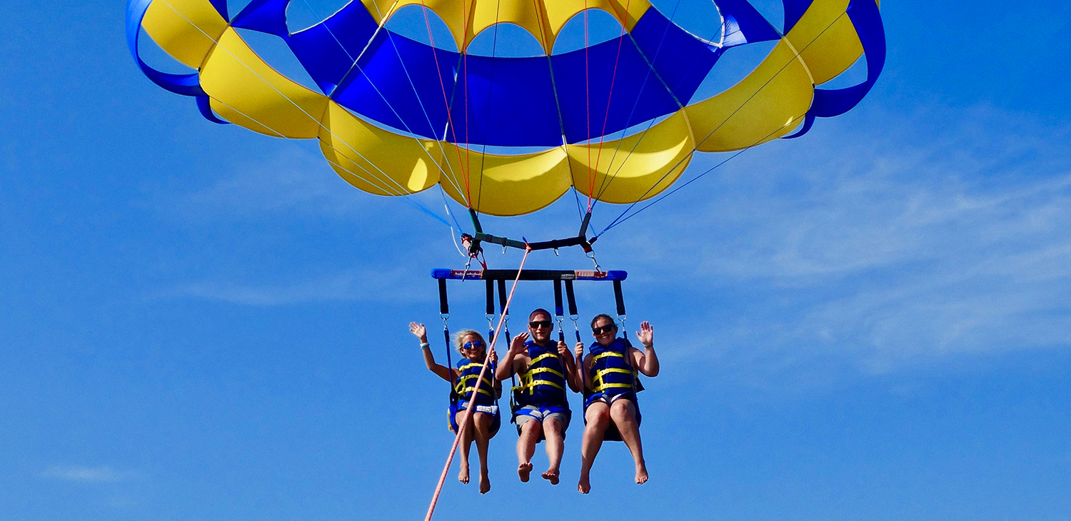 Parasailing in Zanzibar