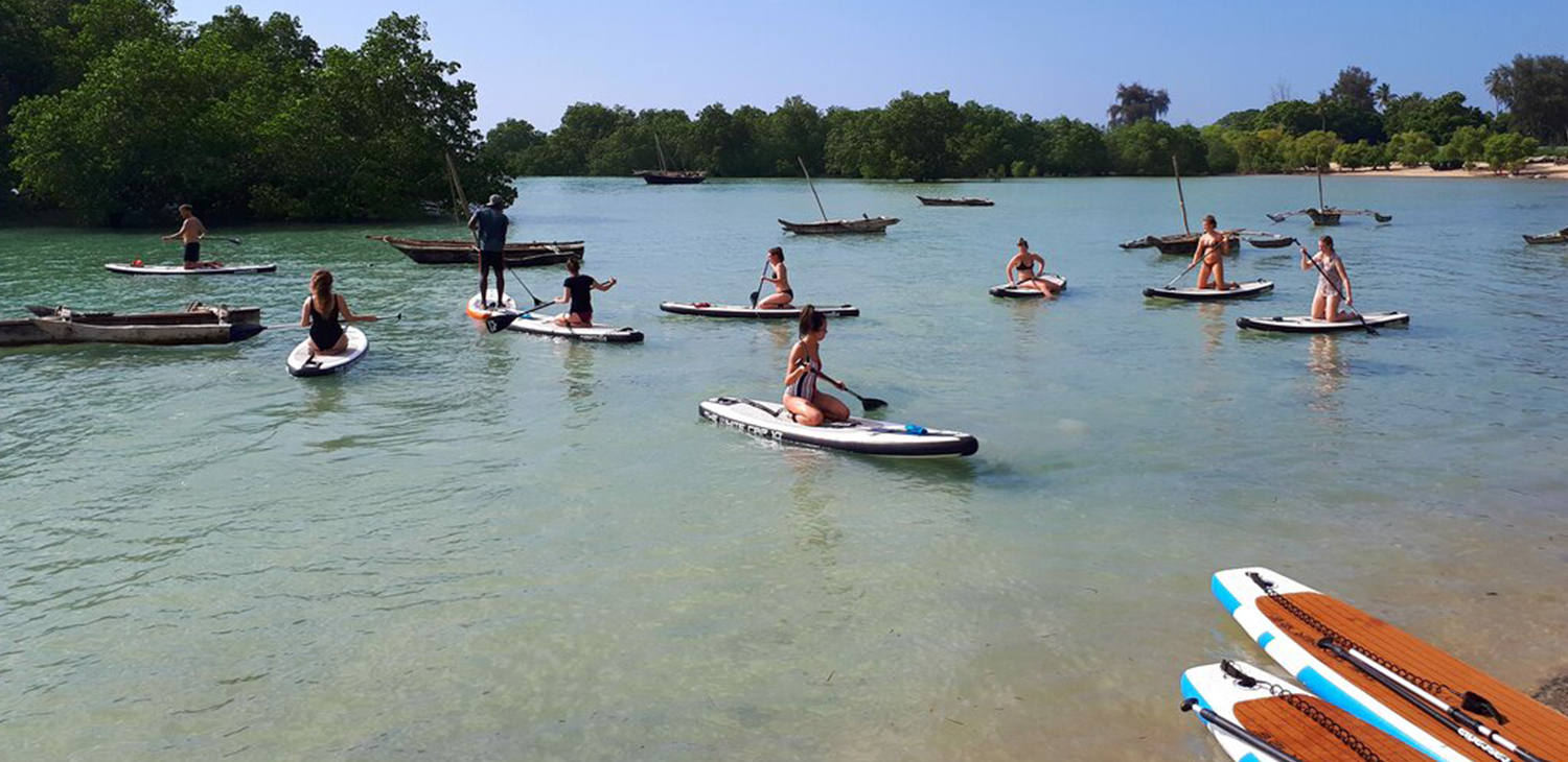 Stand Up Paddling in Zanzibar