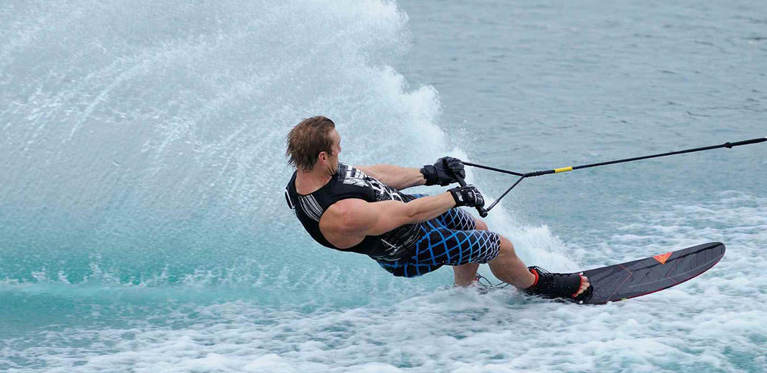 Waterskiing in Zanzibar